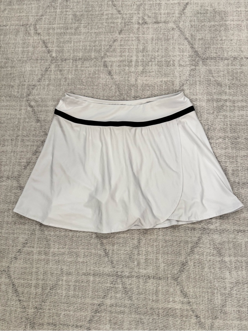 White tennis skort